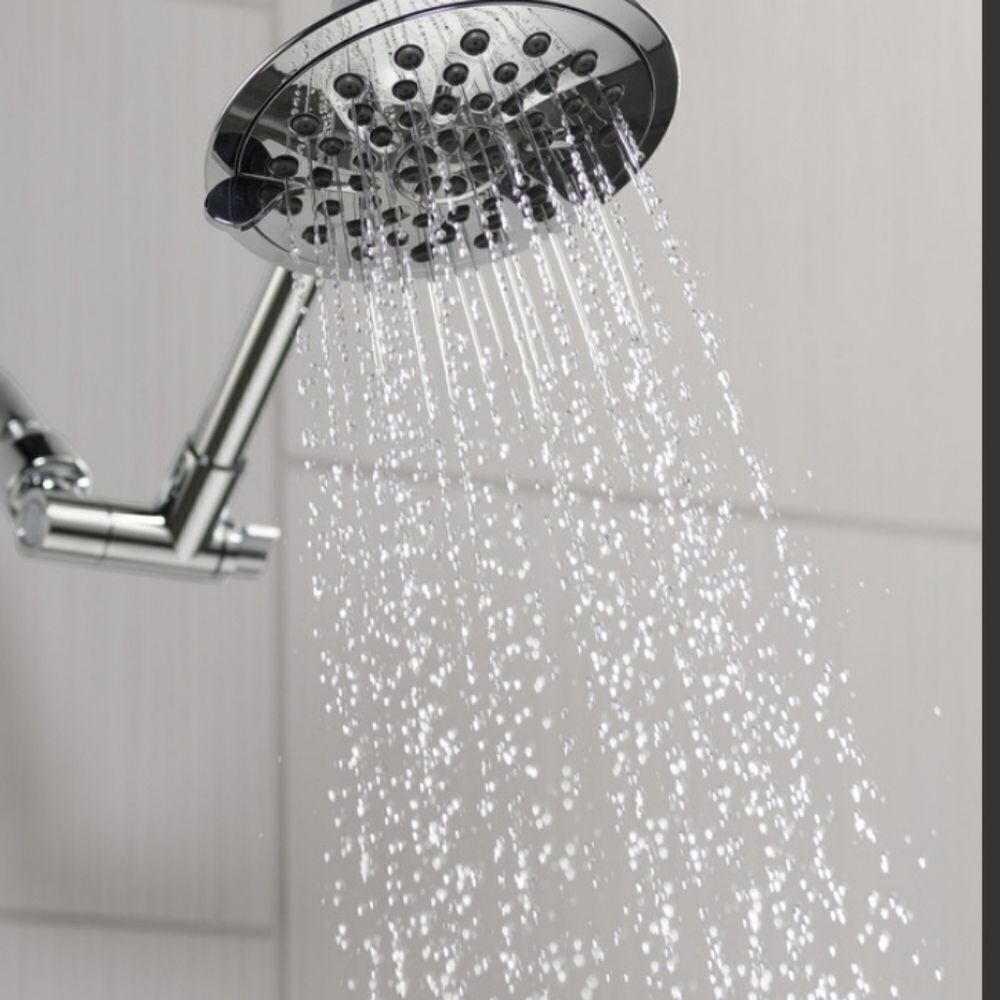 NEW Showerhead 3 Settings Adjustable Arm NIB